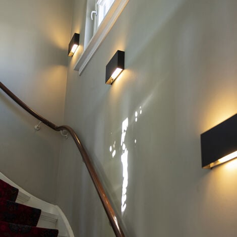 QAZQA Modern Wall Lamp Black 2-Lights - Otan