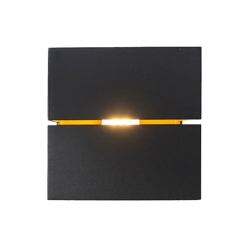 Modern wall lamp black / gold - Transfer 2