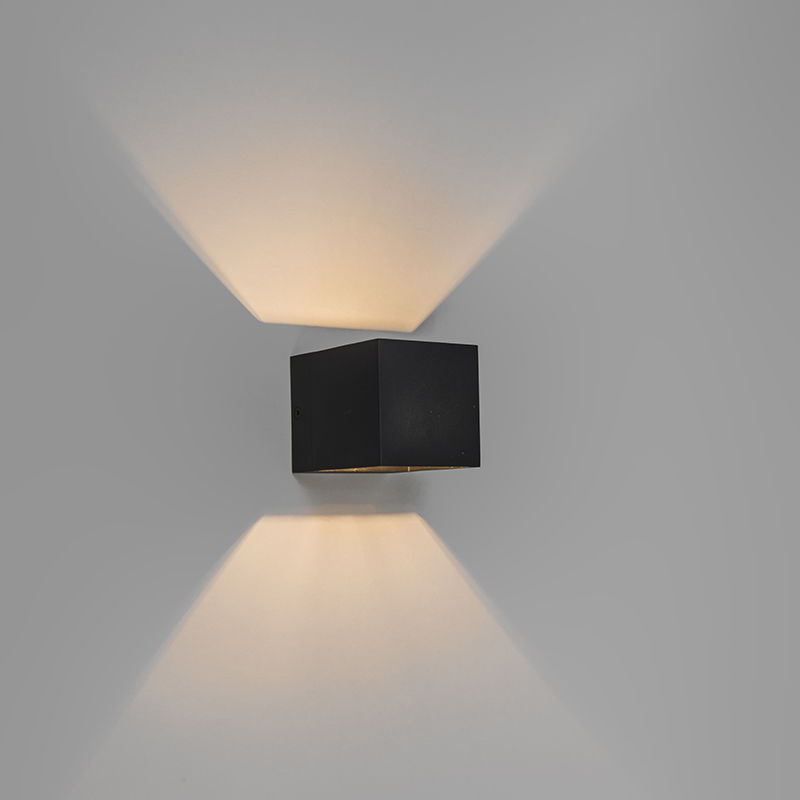 Qazqa - Modern Wall Light Black - Transfer