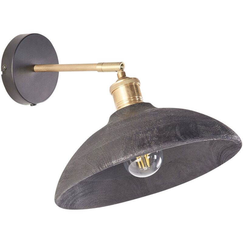 Image of Wall Lamp YERALA Adjustable Mango Wood&hellip;