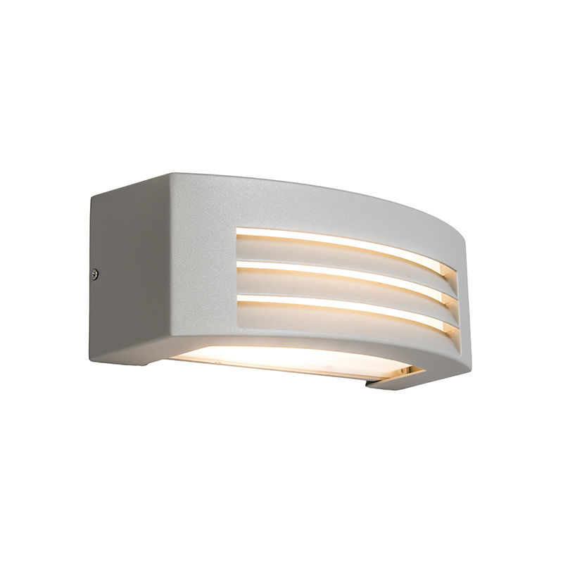 Modern Wall Light Grey IP44 - Hurricane 1