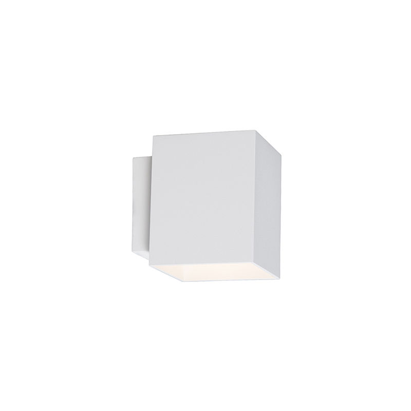 Wall Lamp White Square - Sola