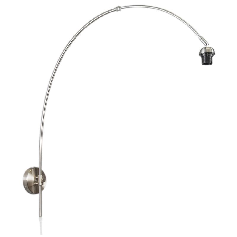 Modern Wall Lamp Steel without Shade - Arc