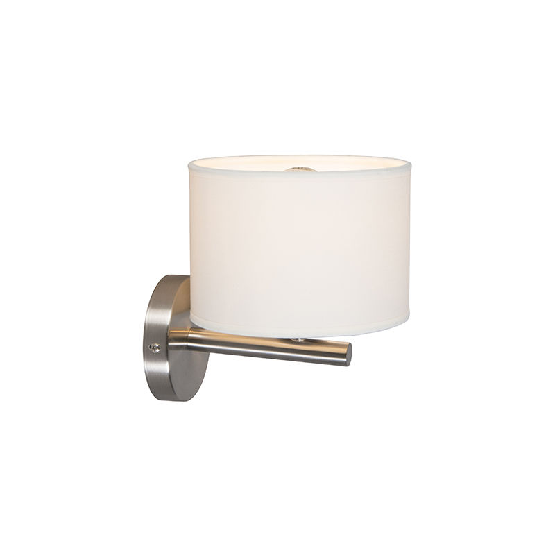 Modern wall lamp white round - VT 1