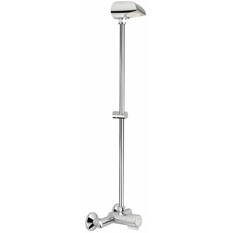MODERN Wand-Brausebatterie mit Zeitsteuerung und Kopfbrause Idral KSA32/36  Verchromt - Messing