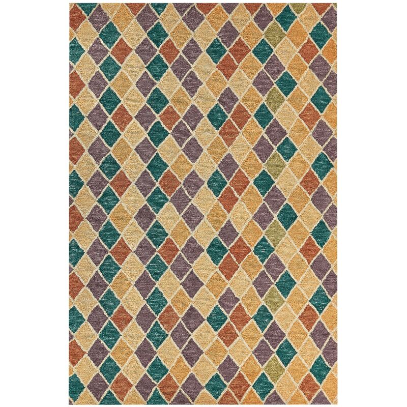 Beliani Rug Keskin Multicolour 160 X 230 Cm Wool