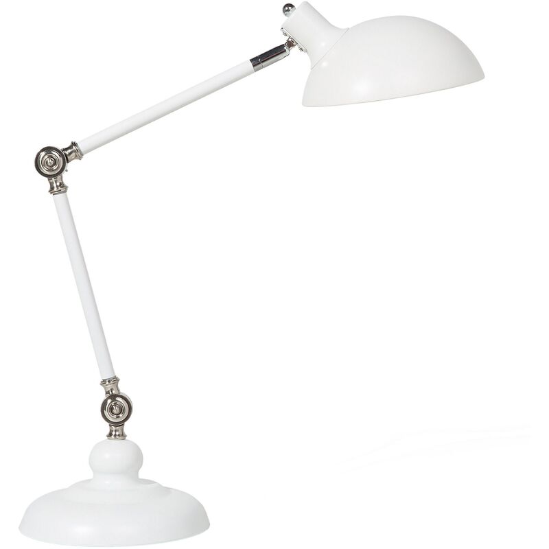 

Lámpara de mesa de metal blanco MERAMEC