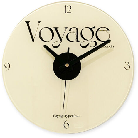 Moderne 30 cm große Wanduhr im skandinavischen Stil – Dekoratives Glaszifferblatt für Wohnzimmer, Schlafzimmer und Büro BL088