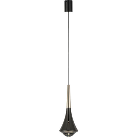 Moderne 7-W-LED-Pendelleuchte, versenkbarer Hebestrahler, Perlschwarz, höhenverstellbar, Akzent-Pendellampe, 3000 K, lineares Downlight für Esszimmer und Dachschrägen