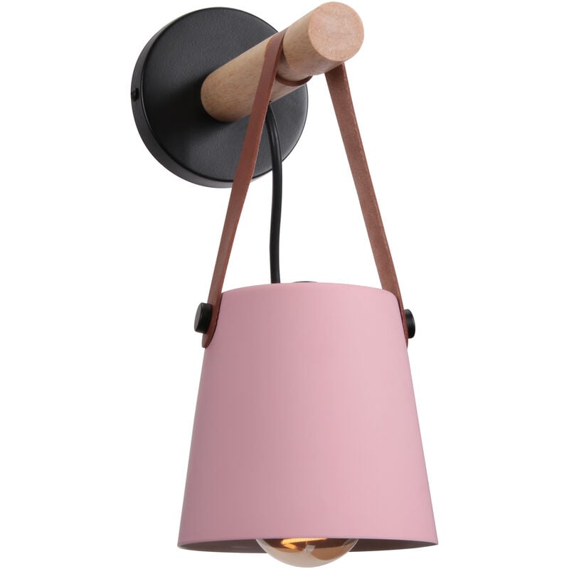 Moderne Applique Murale Contemporain Industrielle Rose Lampe de Chevet Eclairage pour Salon Chambre Couloir