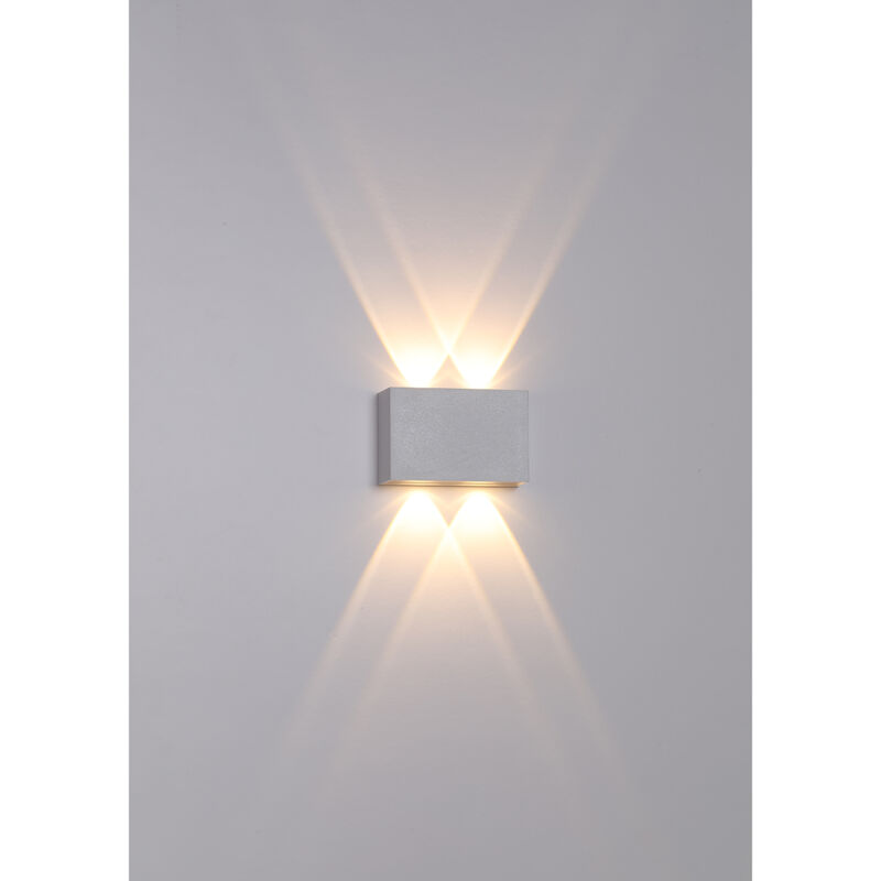 Moderne Applique Murale LED, 4W Lumière Blanc Chaud 3000K étanche IP65, Décorative Lumière pour Chambre Couloir Salon Escalier Hôtel Bar, Blanc Moderne Applique Murale LED, 4W Lumière Blanc Chaud 3000K étanche IP65, Décorative Lumière pour Chambre Couloir Salon Escalier Hôtel Bar, Blanc