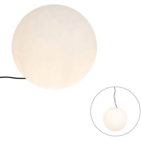 Moderne Außenleuchte weiß 45 cm IP44 - Nura