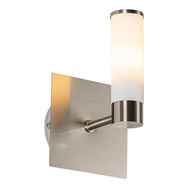 Image of Modern Bathroom Wall Light Steel IP44&hellip;