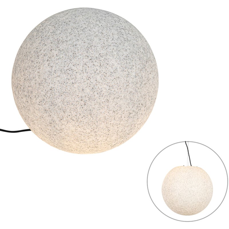 Modern outdoor lamp gray 45 cm IP65 - Nura - Grey