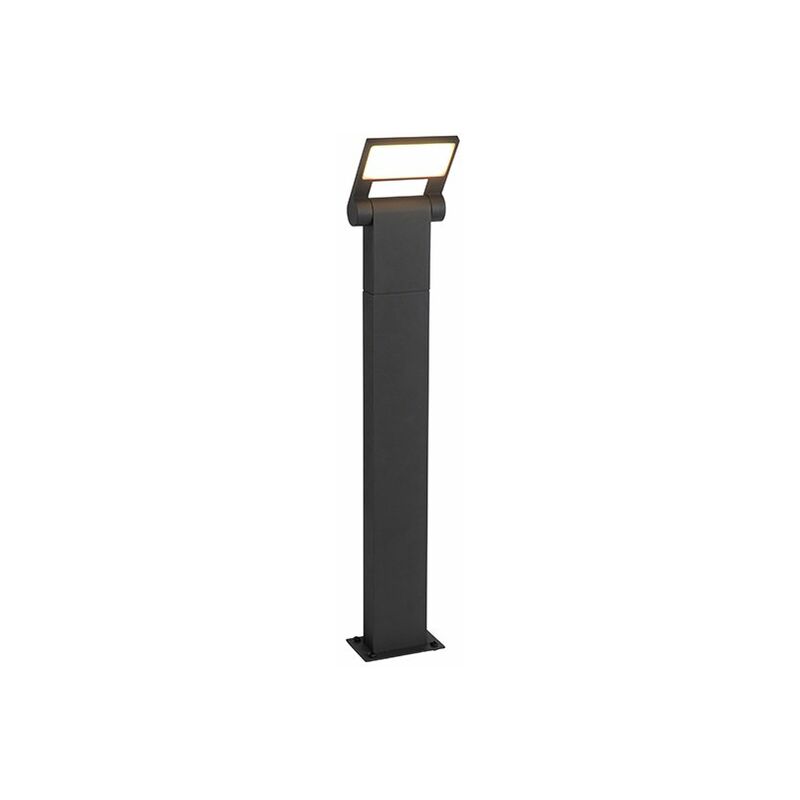 Image of Modern outdoor pole gray incl. led&hellip;