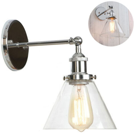 Moderne Clair Verre Dôme Mur Éclairage Mur Lampes Vintage Industriel Loft Mur Lampes Antique Déco Design Mur Éclairage Cuisine Mur Lumière