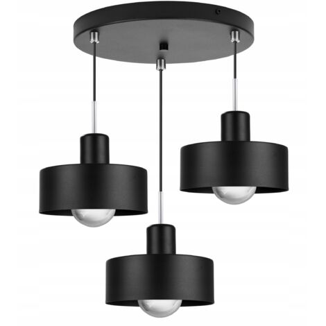 MODERNE DECKENHÄNGELAMPE, METALL-LAMPENSCHIRM