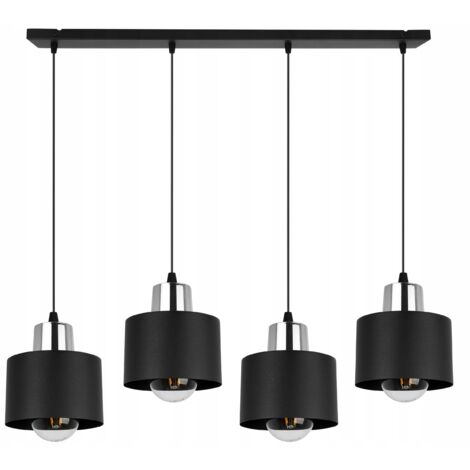 MODERNE DECKENHÄNGELAMPE SCHWARZE LED-LAMPE