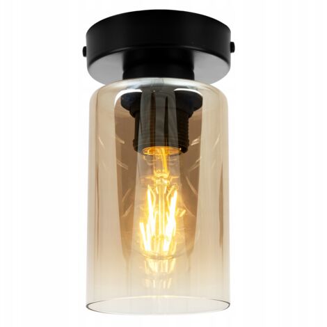 MODERNE DECKENLEUCHTE ELEGANTE GLASLAMPE