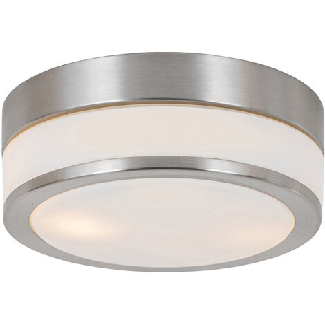 Moderne Deckenleuchte Stahl 23 cm IP44 - Flavi