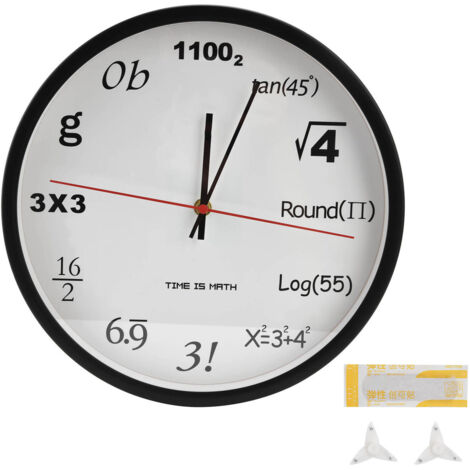 Moderne digitale Wanduhr für Wohnzimmer, Büro, Schlafzimmer – präzises und elegantes Design