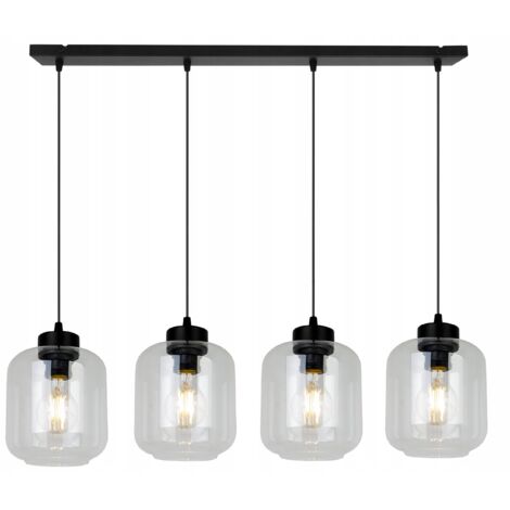 MODERNE ELEGANTE HÄNGELAMPE, GLASSCHIRM