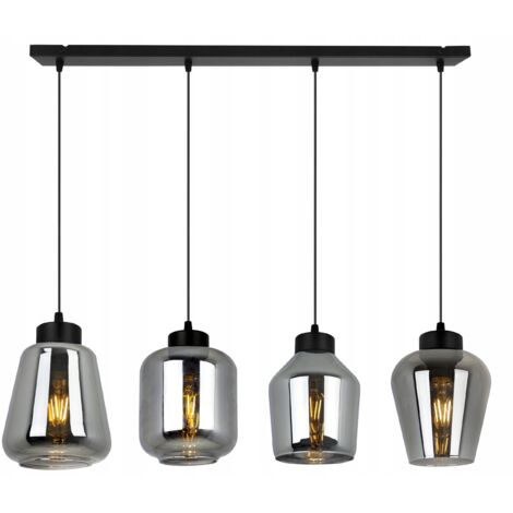 MODERNE ELEGANTE HÄNGELAMPE MIT GLASSCHIRM