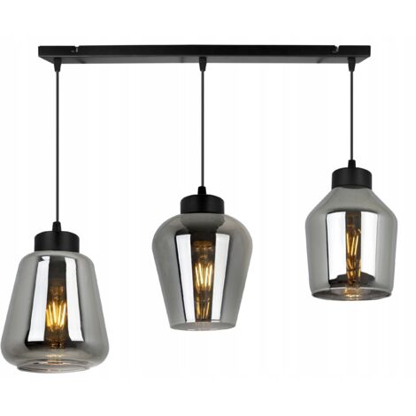MODERNE ELEGANTE HÄNGELAMPE MIT GLASSCHIRM