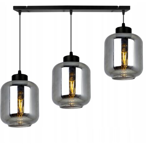 MODERNE ELEGANTE HÄNGELAMPE MIT GLASSCHIRM