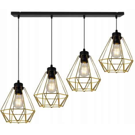 MODERNE ELEGANTE HÄNGELAMPE MIT METALL-LAMPENSCHIRM