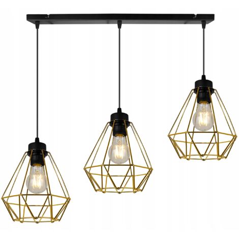 MODERNE ELEGANTE HÄNGELAMPE MIT METALL-LAMPENSCHIRM
