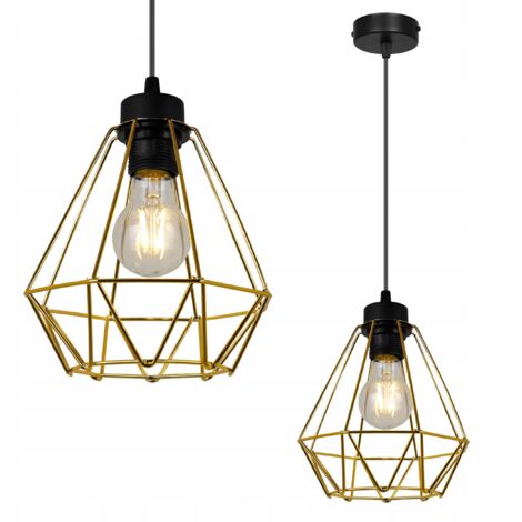 MODERNE ELEGANTE HÄNGELAMPE MIT METALL-LAMPENSCHIRM