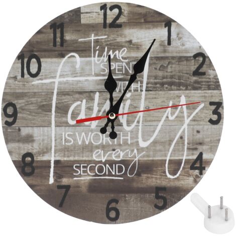 Moderne, geräuschlose Wanduhr – Retro-Dekor für Wohnzimmer und Büro