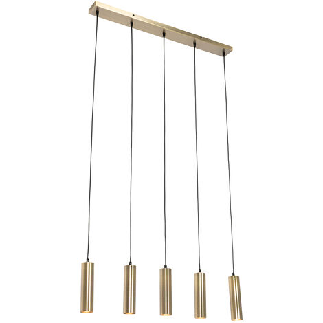 Moderne Hängelampe Bronze 5-flammig - Jeana