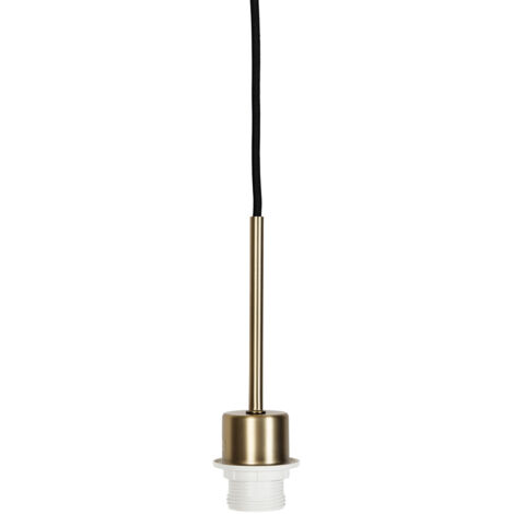 Moderne Hängelampe Bronze mit schwarzem Kabel - Combi 1