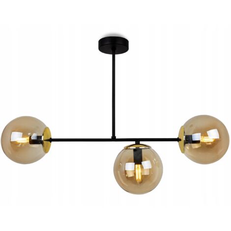 MODERNE HÄNGELAMPE GLASKUGELN LED KRONLEUCHTER