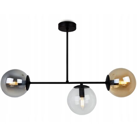 MODERNE HÄNGELAMPE GLASKUGELN LED KRONLEUCHTER