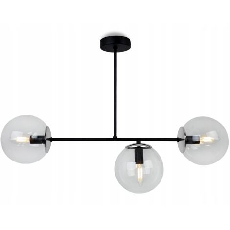 MODERNE HÄNGELAMPE GLASKUGELN LED KRONLEUCHTER