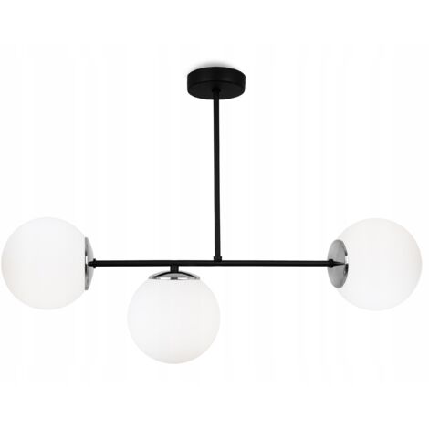 MODERNE HÄNGELAMPE GLASKUGELN LED KRONLEUCHTER