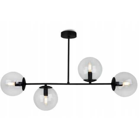 MODERNE HÄNGELAMPE GLASKUGELN LED KRONLEUCHTER