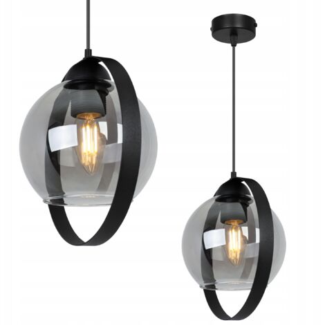 MODERNE HÄNGELAMPE GLASRINGLAMPE