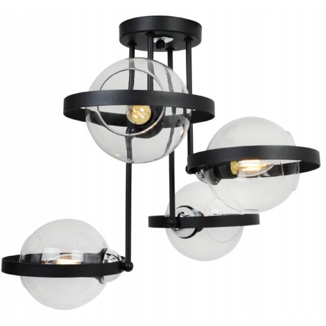MODERNE HÄNGELAMPE GLASRINGLAMPE