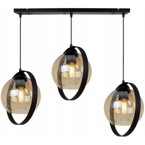 MODERNE HÄNGELAMPE MIT GLASSCHIRMRINGEN