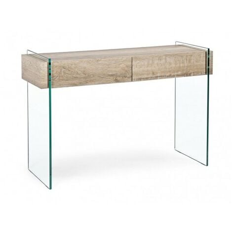 BIZZOTTO Moderne Holzkonsole 2 Schubladen 110x40x75h cm