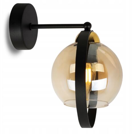 MODERNE HONEY RING GLAS WANDLEUCHTE