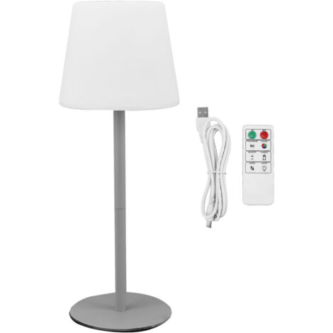 Moderne kabellose 15,75-Zoll-LED-Tischleuchte mit USB-C-Anschluss, IP54-Fernbedienung und Touch-Dimmer für Restaurant und Schlafzimmer
