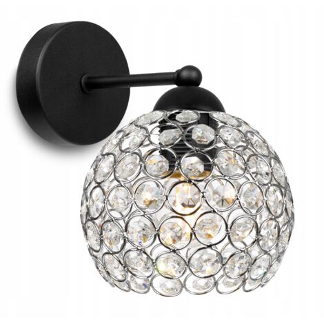 MODERNE KNKIET LAMPE ELEGANTE KRISTALLE CHROM