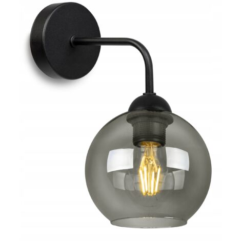 MODERNE KNKIET LAMPE ELEGANTER GLASSCHIRM