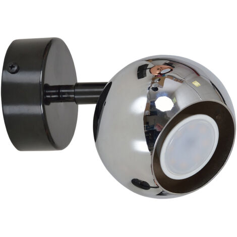 Moderne Lampe, Wandleuchte, Deckenleuchte, BALL Spot, Chrom