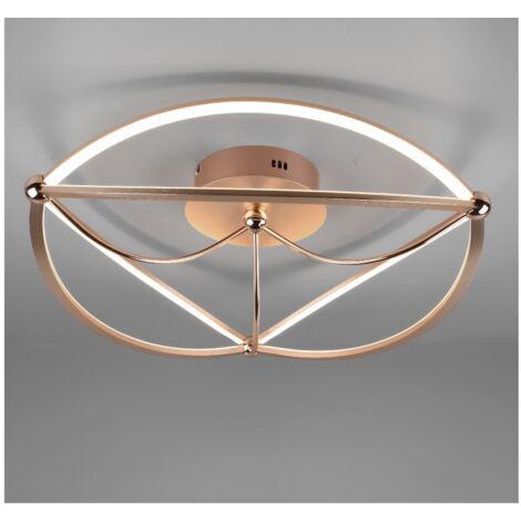 Moderne LED-Deckenleuchte 42 W Charivari Messing Trio Beleuchtung